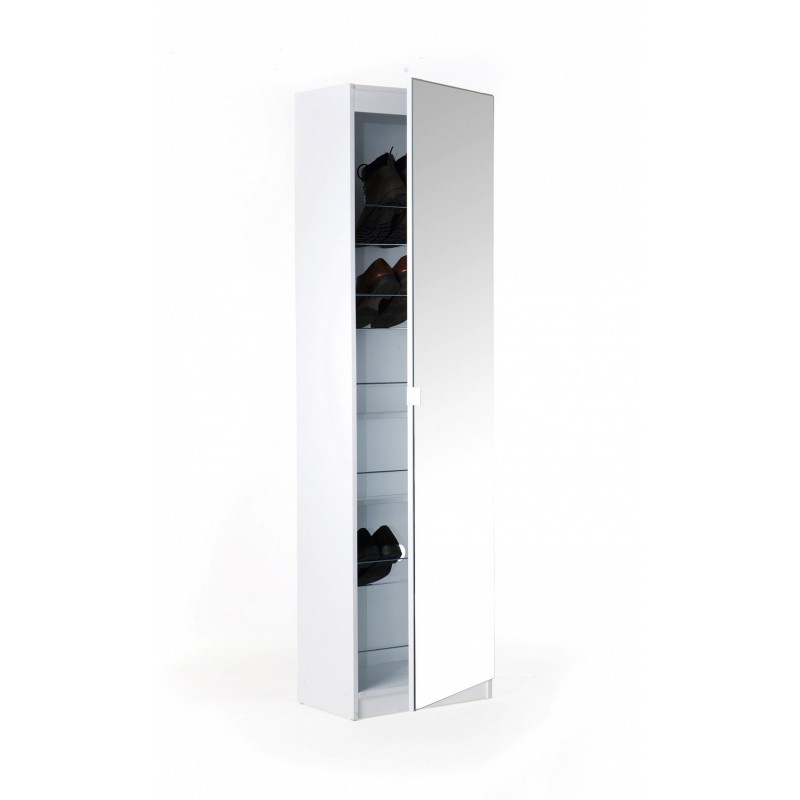 180cm mirrored shoe deals cabinet